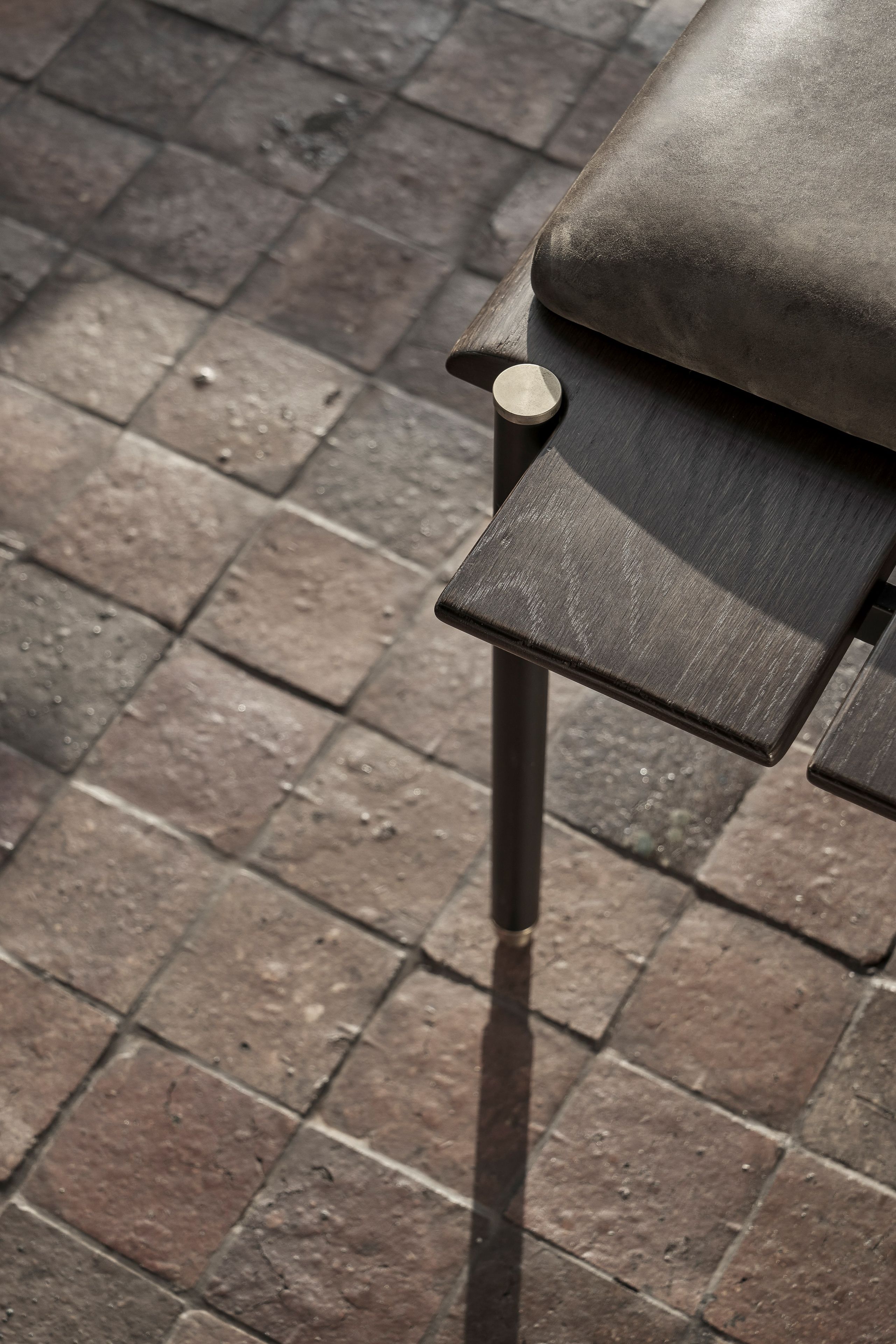 Стальная и деревянная скамья District Eight Укладка ARCH-00140767 - Вид №24