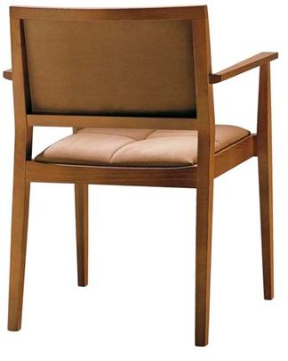 Andreu World Стул из бука с подлокотниками Manila So2033 - Вид №8