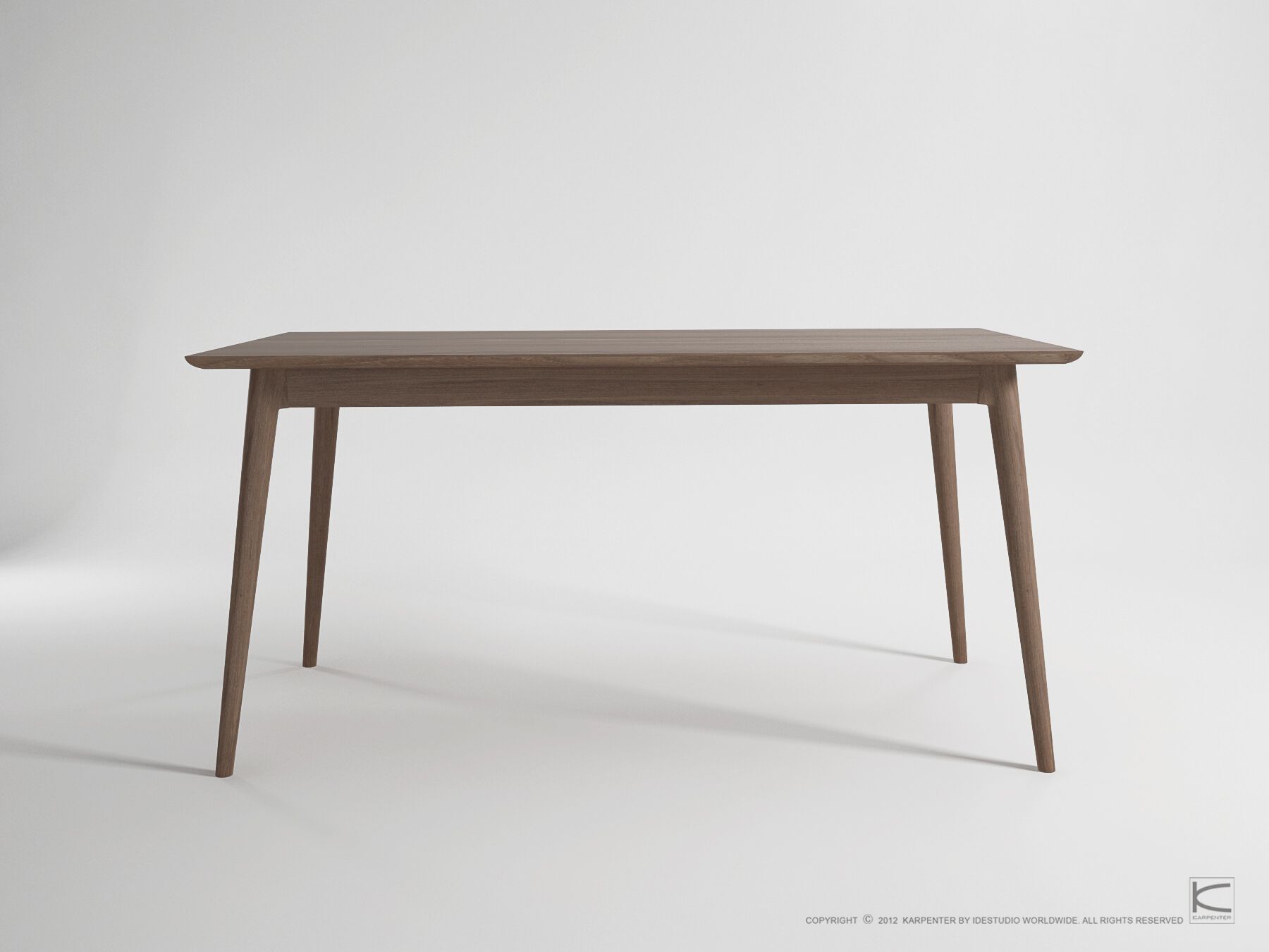 Деревянный прямоугольный стол для гостиной KARPENTER Винтаж ARCH-00108221 - Вид №19