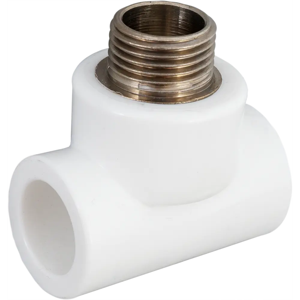 Тройник комбинированный РВК 20x1/2"x20 мм НР полипропилен 20802 STLM-2087117