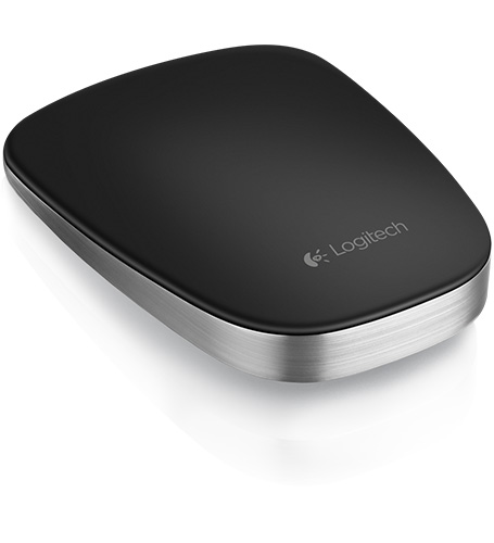 910-003836 mouse wireless ultrathin touch t630 black retail Logitech Santreyd  - Вид №1