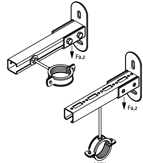 6613200 BIS RapidRail® Стеновой держатель монтаж к стене и полу walraven  - Вид №2