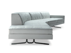 Кожаный модульный диван