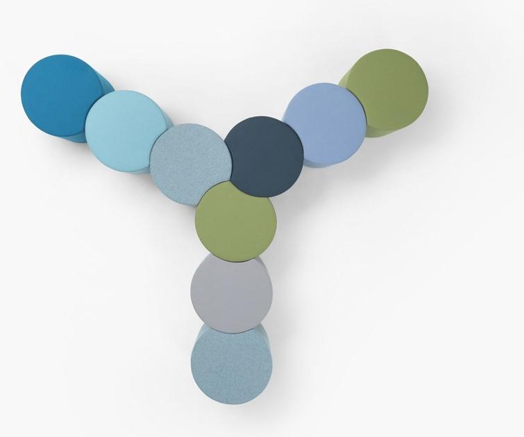 Marelli Круглый модульный пуф из ткани sun-id-1396992 - Вид №5