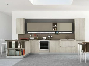 CREO Kitchens Модульная кухня с полуостровом