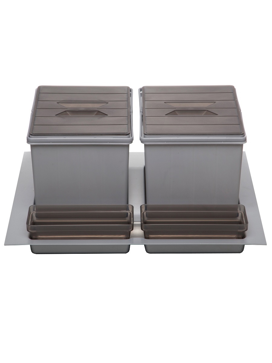 Система сортировки мусора Omega 600/24 Metallic Grey NAVAKO 10100 - Вид №1