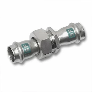 61933022 SANHA 19330 пресс.-фит. без силикона сгон ВПр-ВПр, нерж.сталь 22 мм