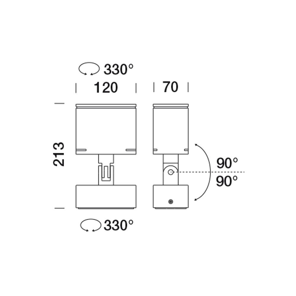 8820201 Проектор Platek TARGET MEDIUM Proiettore  TARGET MEDIUM Floodlight - 8 LED RGBW 9°  - Вид №6