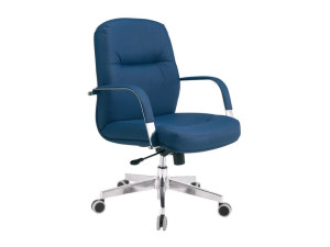 Вращающееся офисное кресло с подлокотниками с 5 спицами