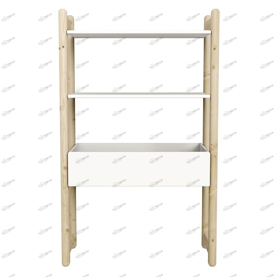 Гарнитур Midi D, 1 полка и 1 ящик-органайзер, лакированный Flexa 812650380