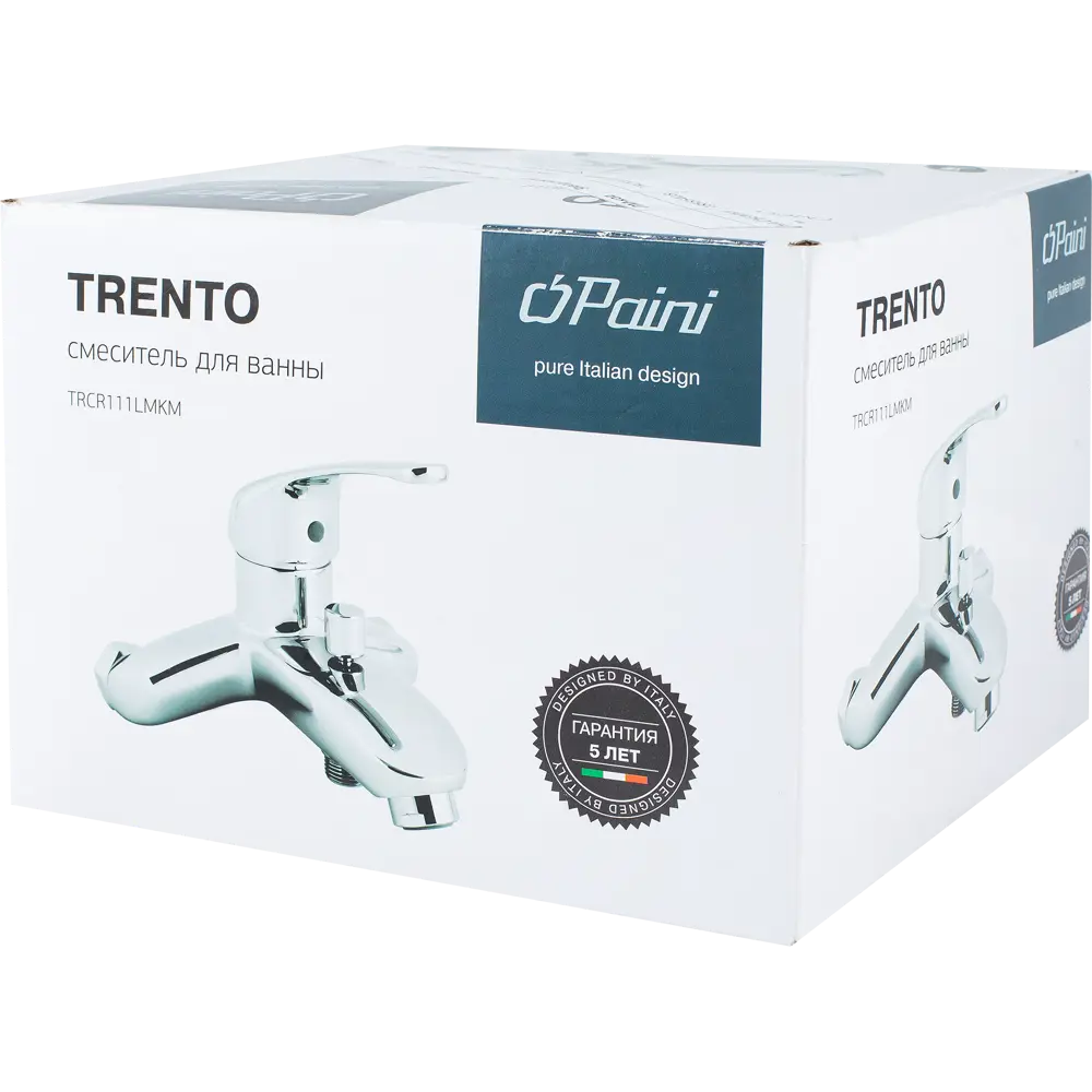 Смеситель для ванны Paini Trento однорычажный цвет хром 18555418 STLM-2126294 - Вид №3