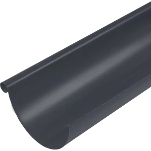Желоб полукруглый 2000 мм Ø125 мм темно-серый