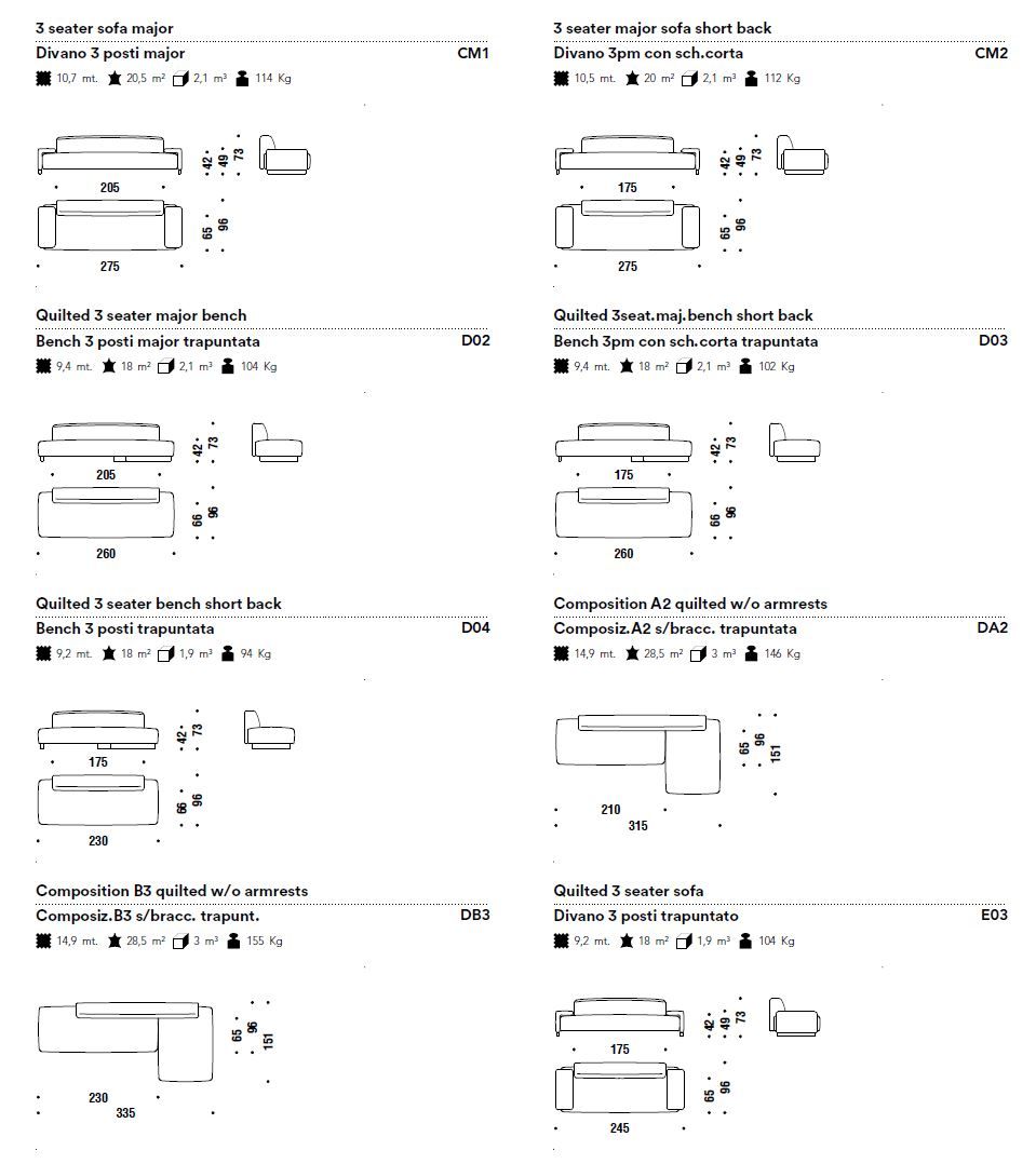 Тканевый диван с полуостровом MOROSO Loveland Loveseat ARCH-00136461 - Вид №6