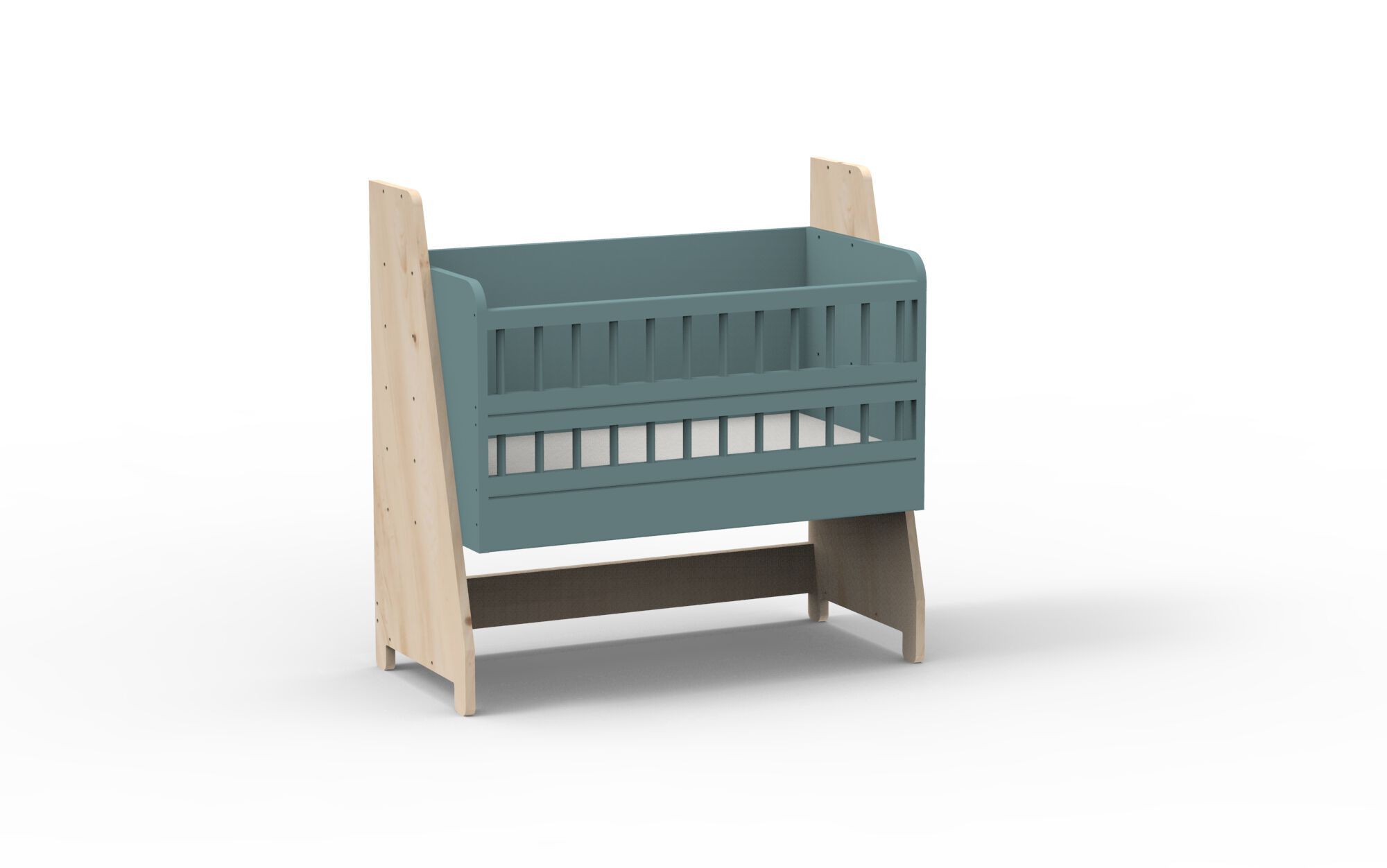 Лакированная деревянная кровать для сна Mathy by Bols ASYMETRY ARCH-00052185 - Вид №37