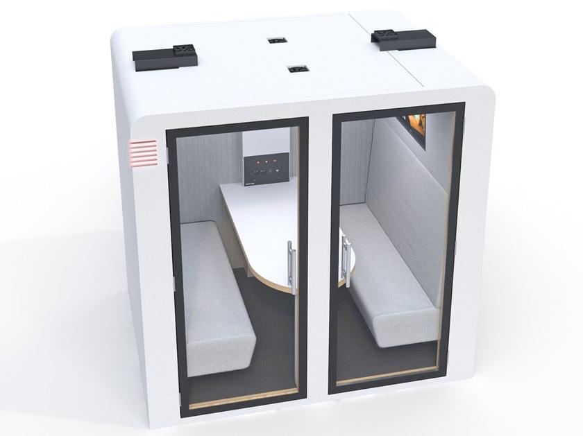 SBS Silence Business Solutions Акустическая будка с мультимедийным подключением на 6 человек Procyon sun-id-1469740 - Вид №1