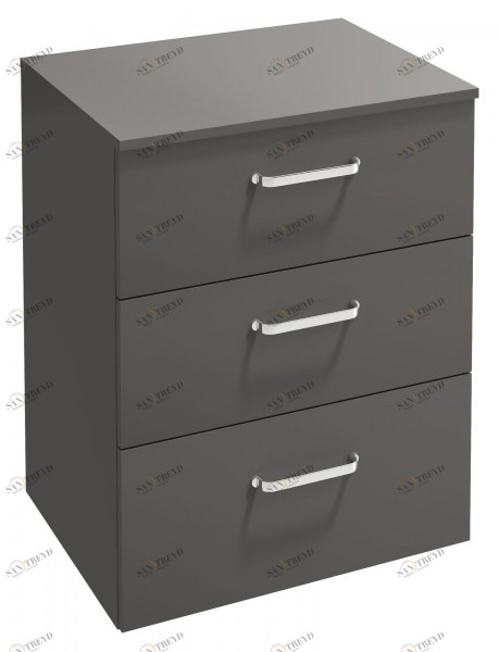 EB2067-XX-N09 Тумба 60 см, 3 выдвижных ящика Jacobdelafon VOX Santreyd