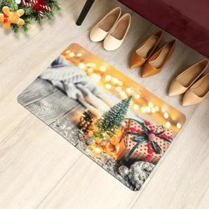 Коврик декоративный полиэстер Новогодняя феерия 45x75 см 89370651 STLM-2141064
