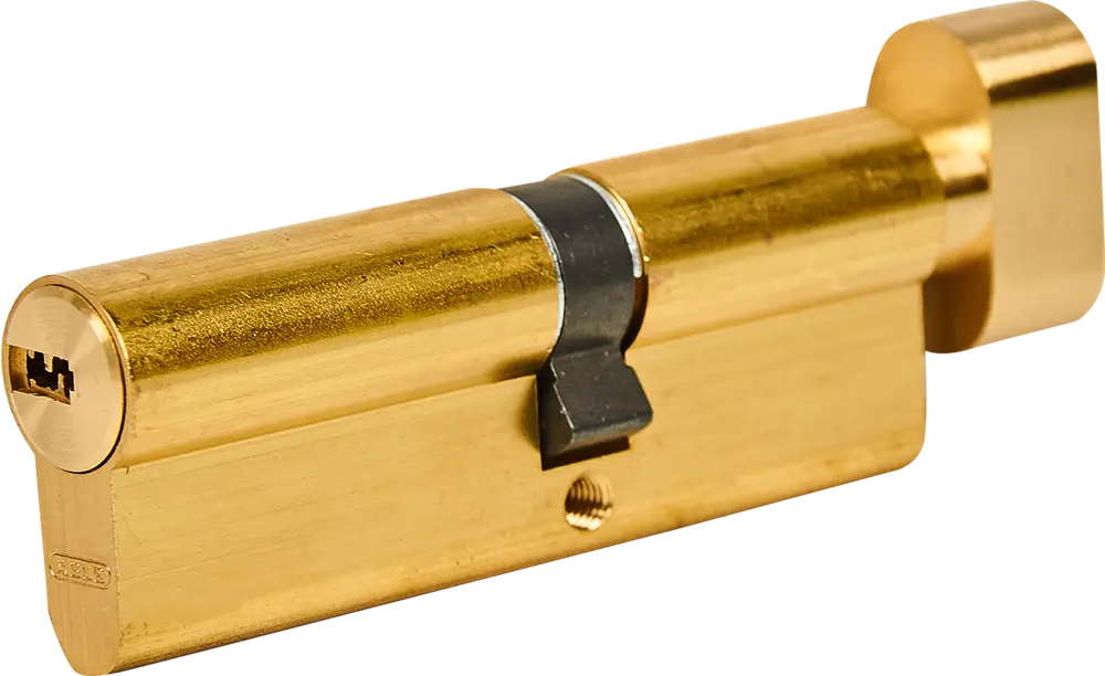 Цилиндр ABUS KD6MM с защитой от взлома, ключ-вертушка, золото 82441706