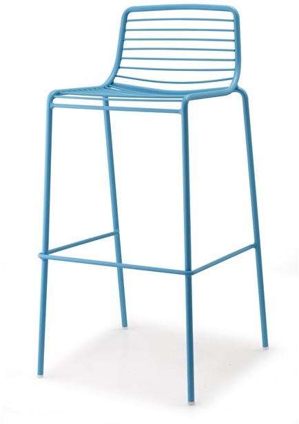 SCAB DESIGN Высокий садовый стул из стали со спинкой Summer sun-id-1442345 - Вид №1