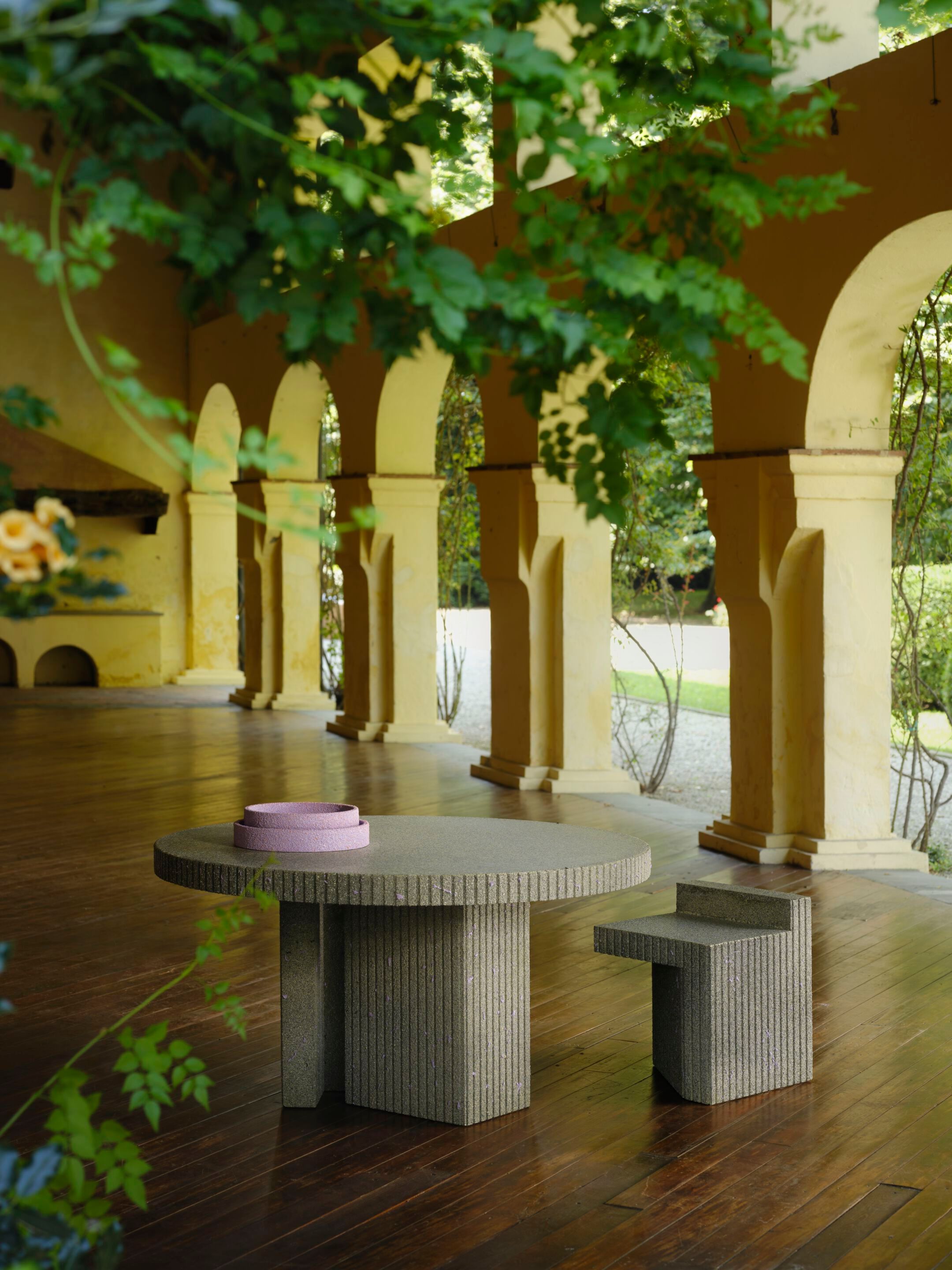 Круглый обеденный стол Cimento® Zaccaria ARCH-00100759 - Вид №5