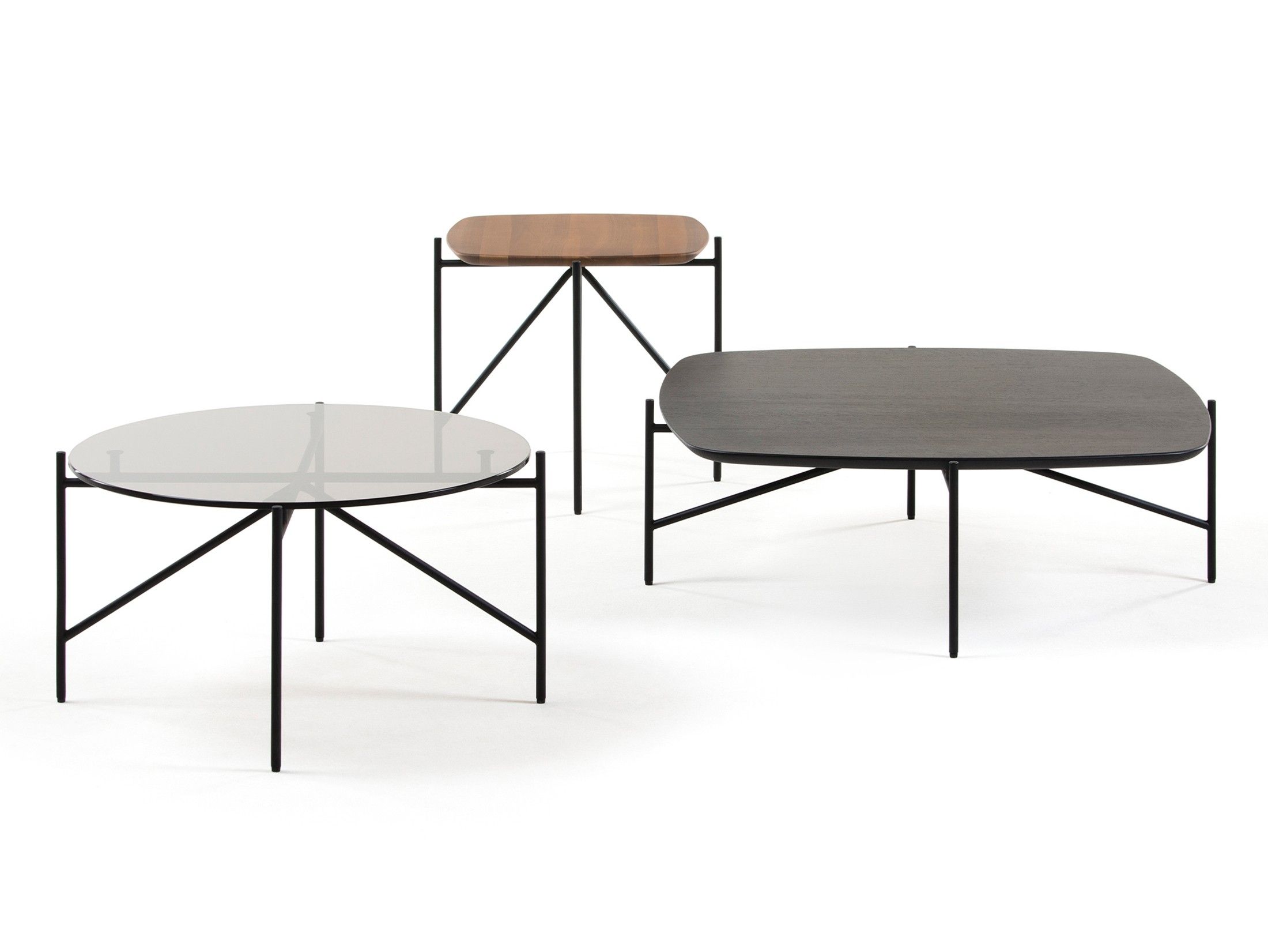 Круглый стеклянный журнальный столик для гостиной prostoria Tinker ARCH-00095814 - Вид №1