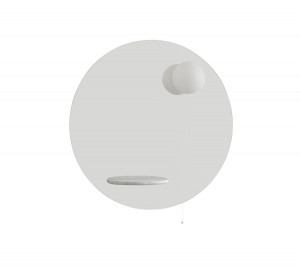 Ex.T Float Настенное зеркало с полкой и светильником EXSPFLOATCAR