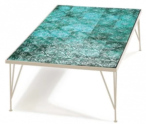 Mambo Unlimited Ideas Прямоугольный керамический журнальный столик Caldas