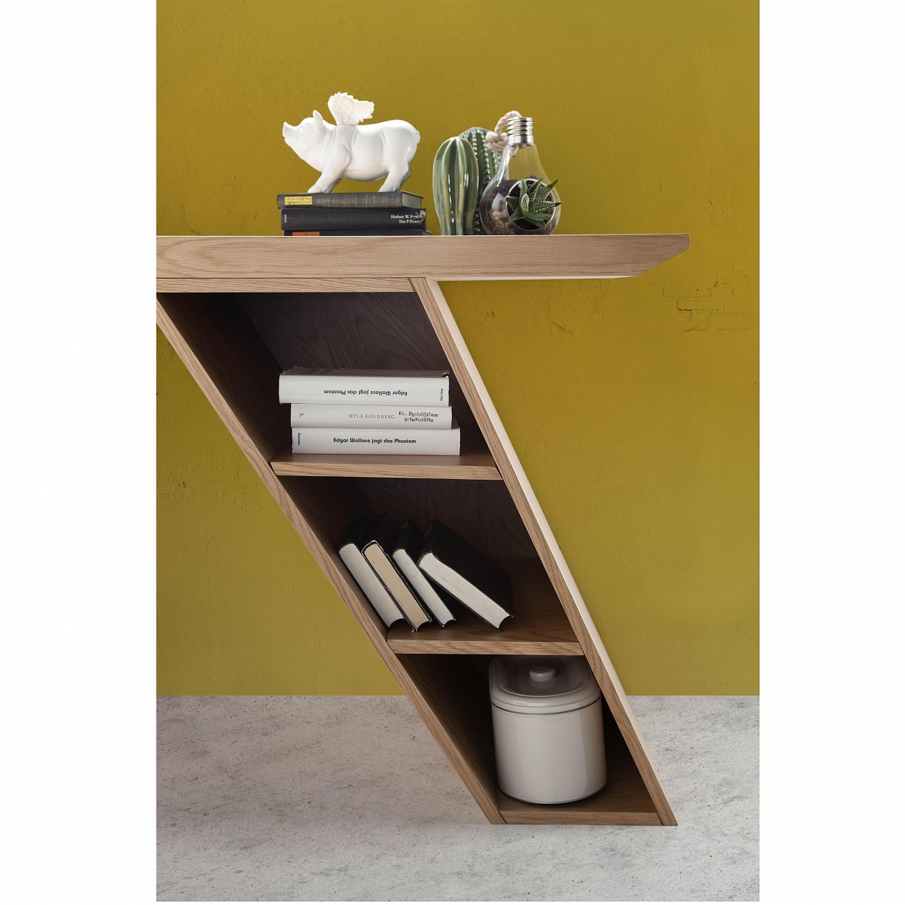 Письменный стол деревянный с ящиками и полками дуб Roble от Angel Cerda ANGEL CERDA  241797 Дуб  - Вид №4