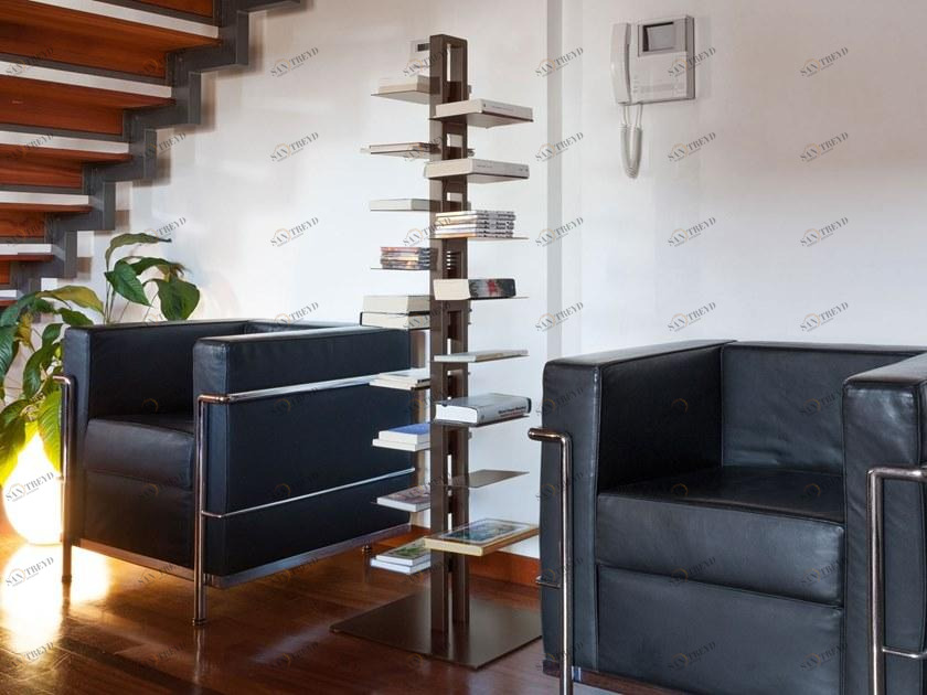 Nitesco Книжный шкаф двусторонний металлический Monde sun-id-1430811