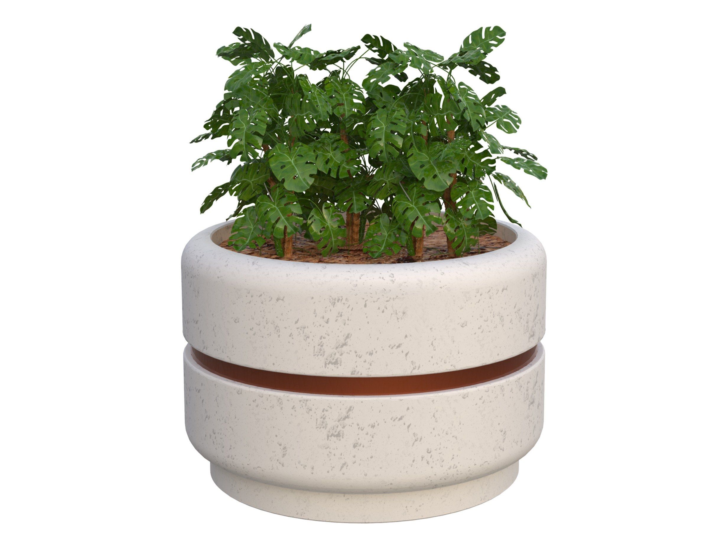 Круглый бетонный плантатор Lazzari LINDA ARCH-00077412 - Вид №1