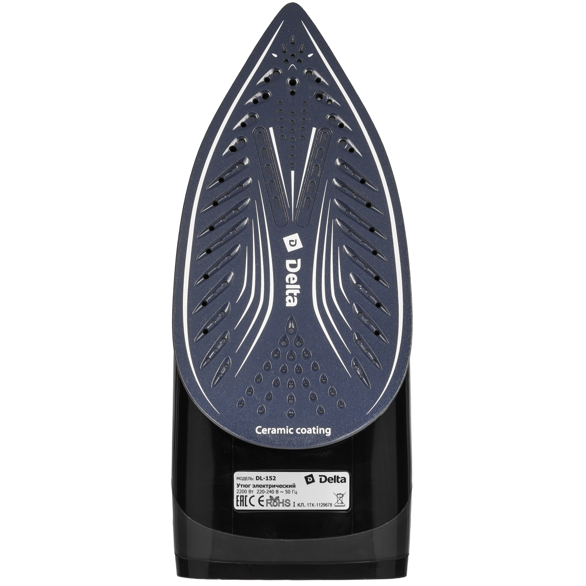 9235586 Утюг DELTA DL-152 черный STDN-0136342 - Вид №3