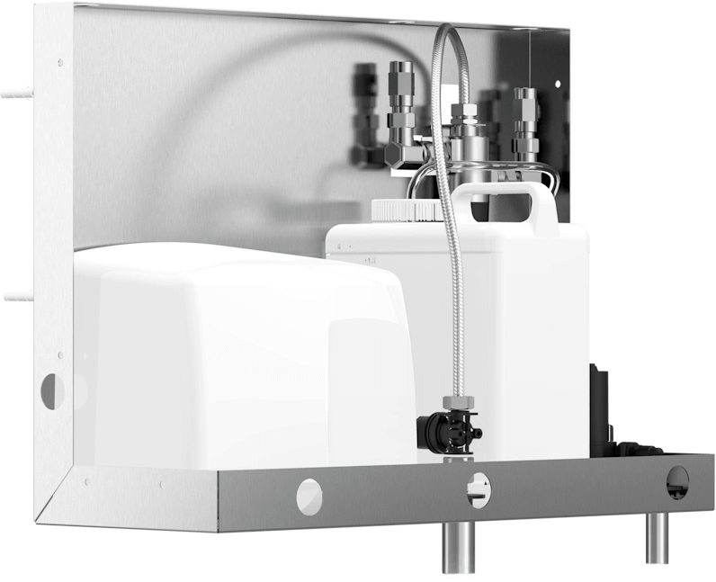 T591 Бесконтактный модуль мыла-воды-воздуха для установки за зеркалом / Высокоскоростная сушилка для рук