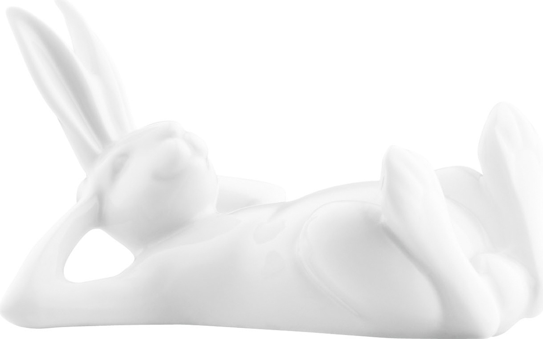 87771 Furstenberg Фигурка Furstenberg "Кролик лежащий" 10см (белая) Фарфор 