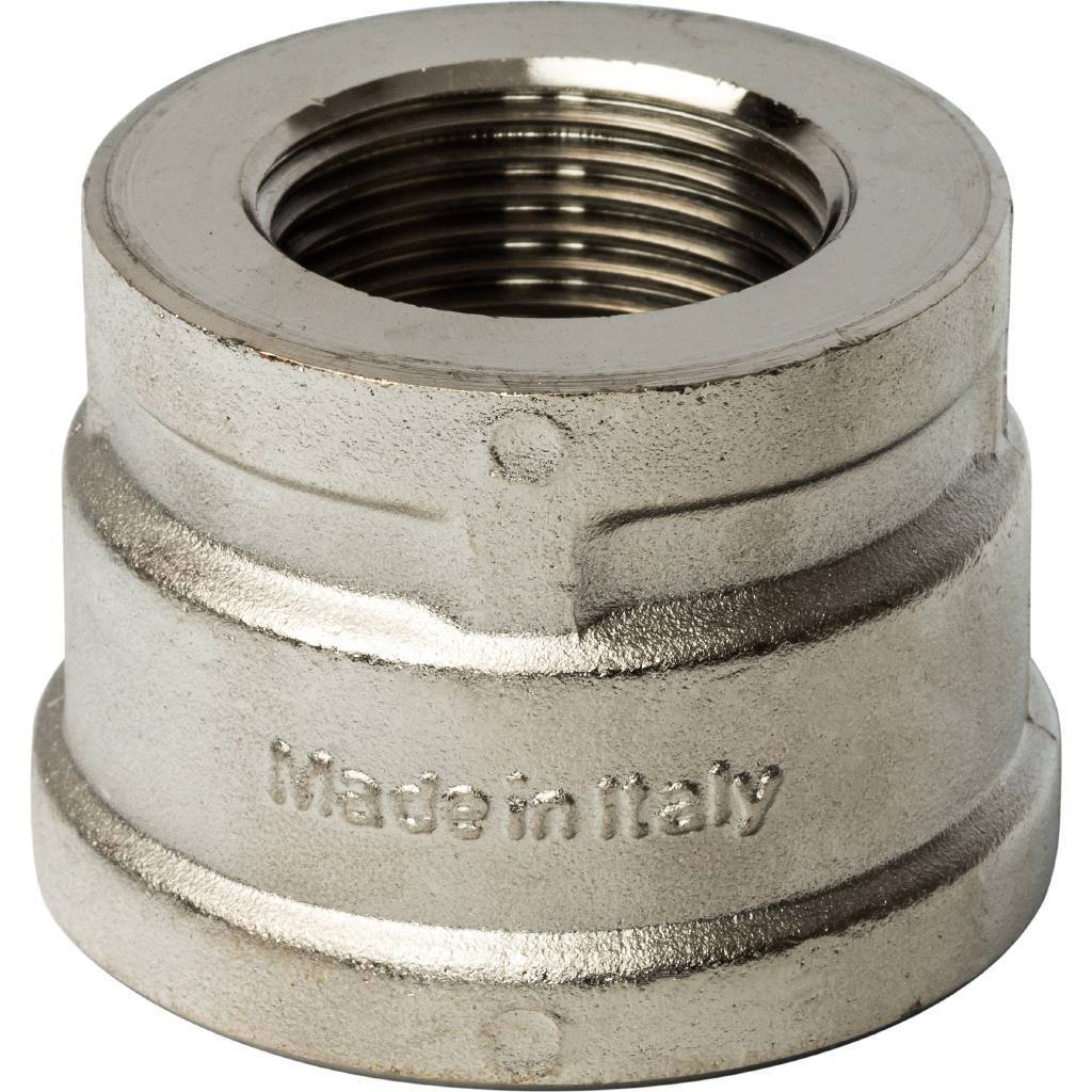 Переходная муфта STOUT 1½"×1" никелированная латунь 82238856 STLM-0022636 - Вид №2