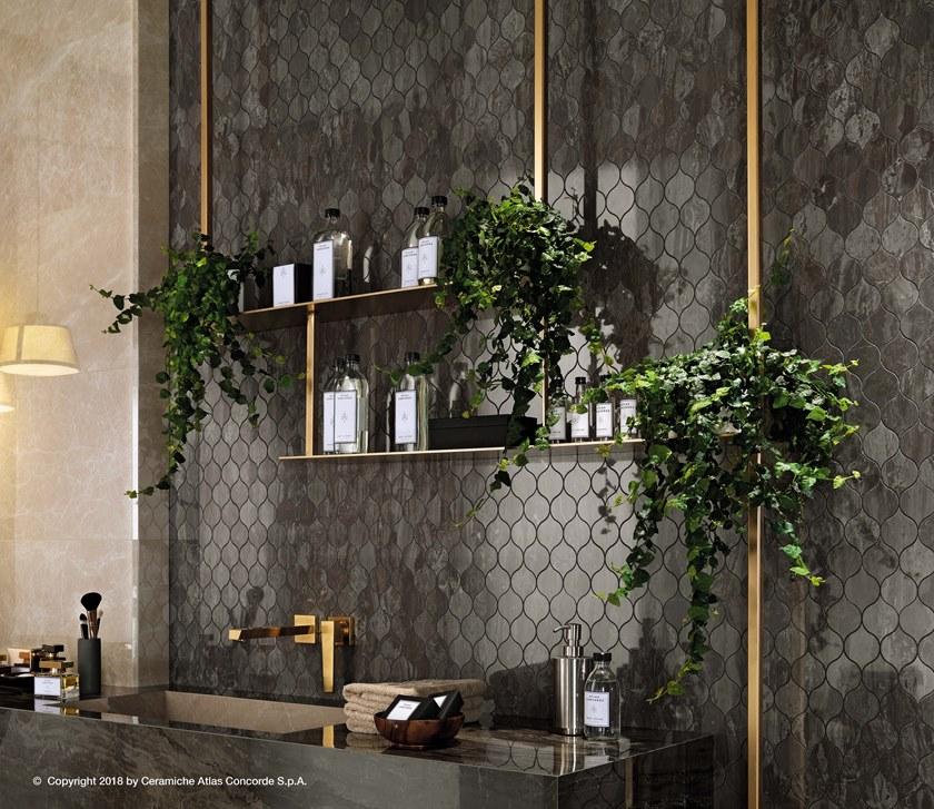 Atlas Concorde Белая плитка для стен с эффектом мрамора Marvel edge sun-id-1389286 - Вид №62