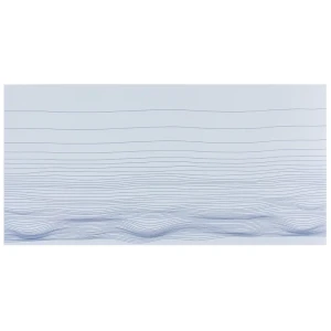 Декор «Марис Волны» 30х60 см цвет белый