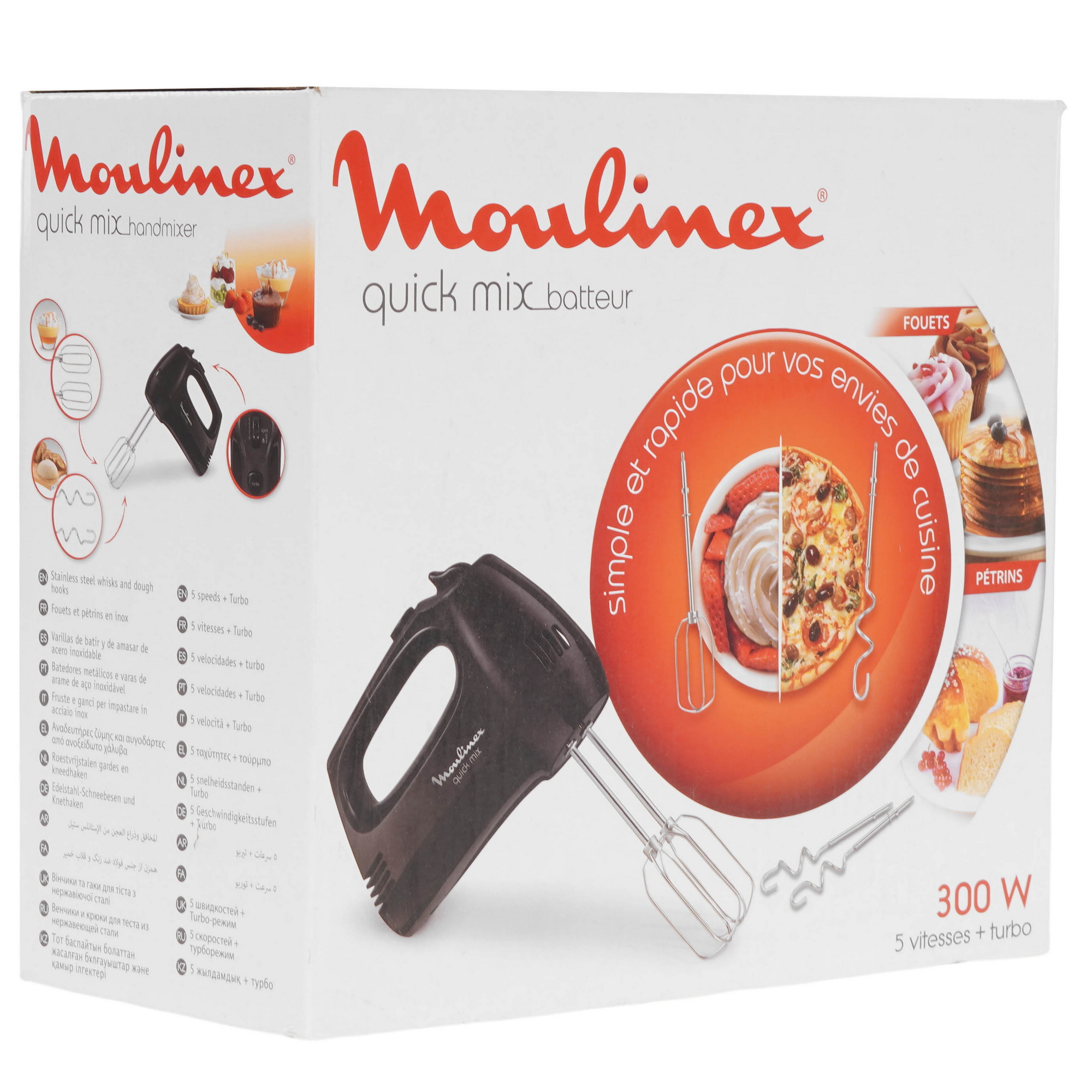 5301779 Миксер Moulinex Quick Mix HM3108B1 черный STDN-0037027 - Вид №8