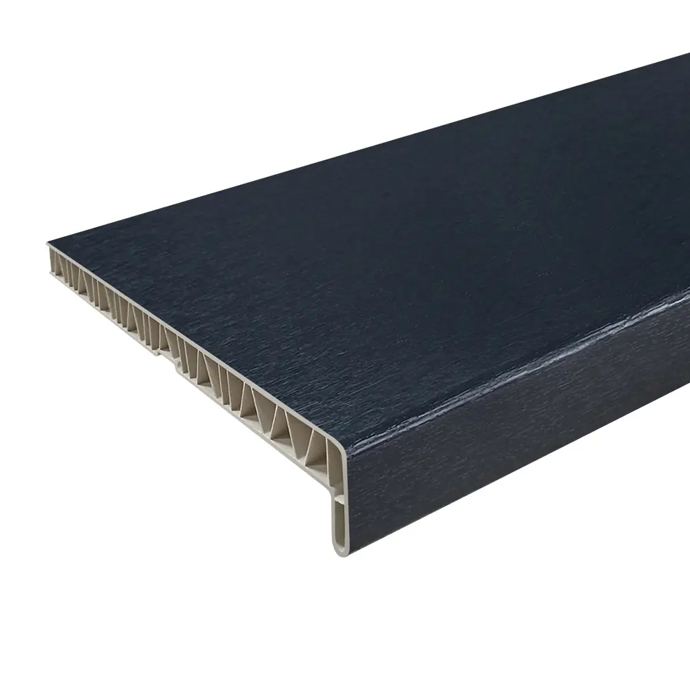 Подоконник ПВХ 3000x200 мм цвет антрацит FINEBER STLM-2072161 - Вид №1