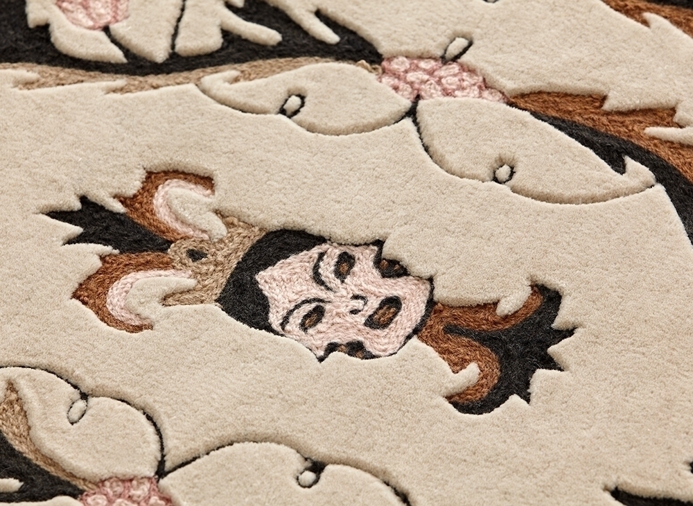 100498 Ковер Medieval Faces Brown GAN Dreams - Вид №1