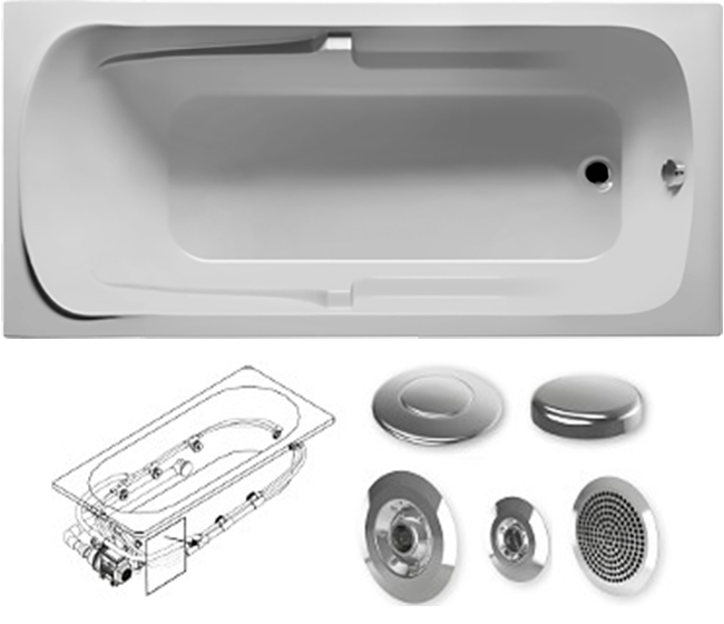 BC3200500000000_hit1 Ванна Riho Future Santreyd - Вид №2