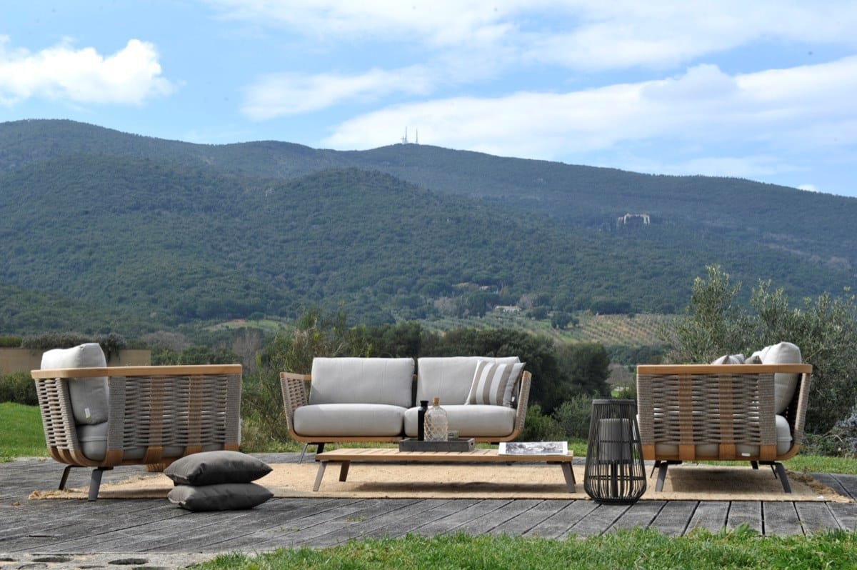 Низкий стол из тикового дерева Unopiù Welcome ARCH-00050866 - Вид №3