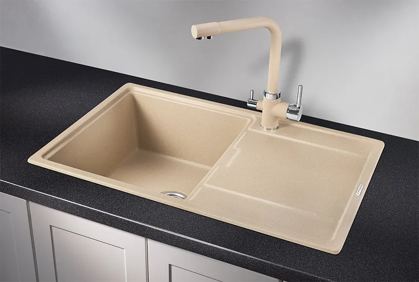 7804, ПЕСОК, кухонная мойка, кварц GRANULA 7804-ST189