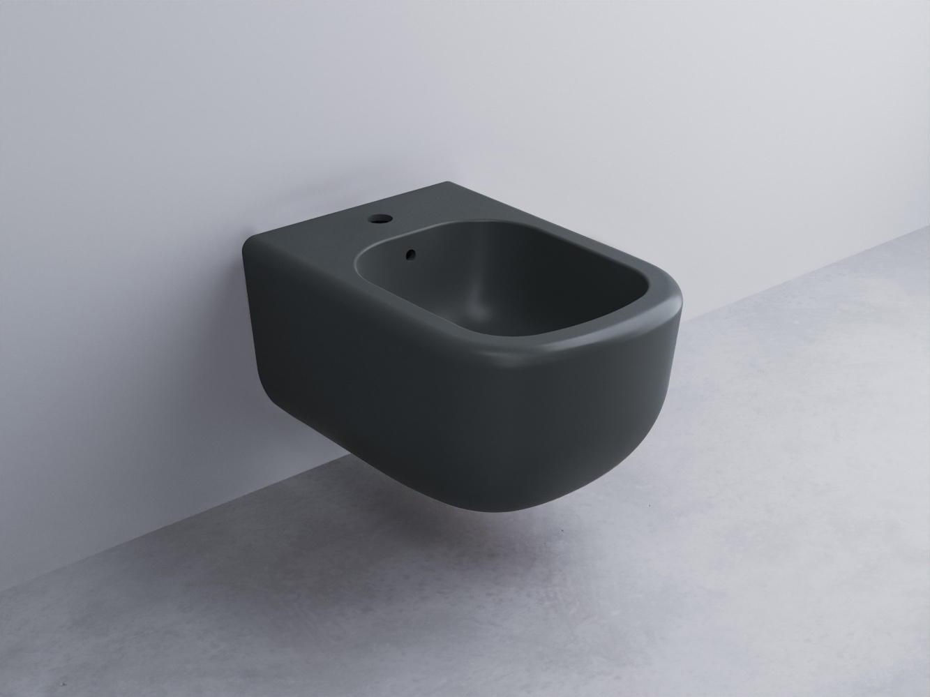 ERBS-BA Биде подвесное с одним отверстием под смеситель, в комплекте с крепежами cielo Era Ceramica Cielo