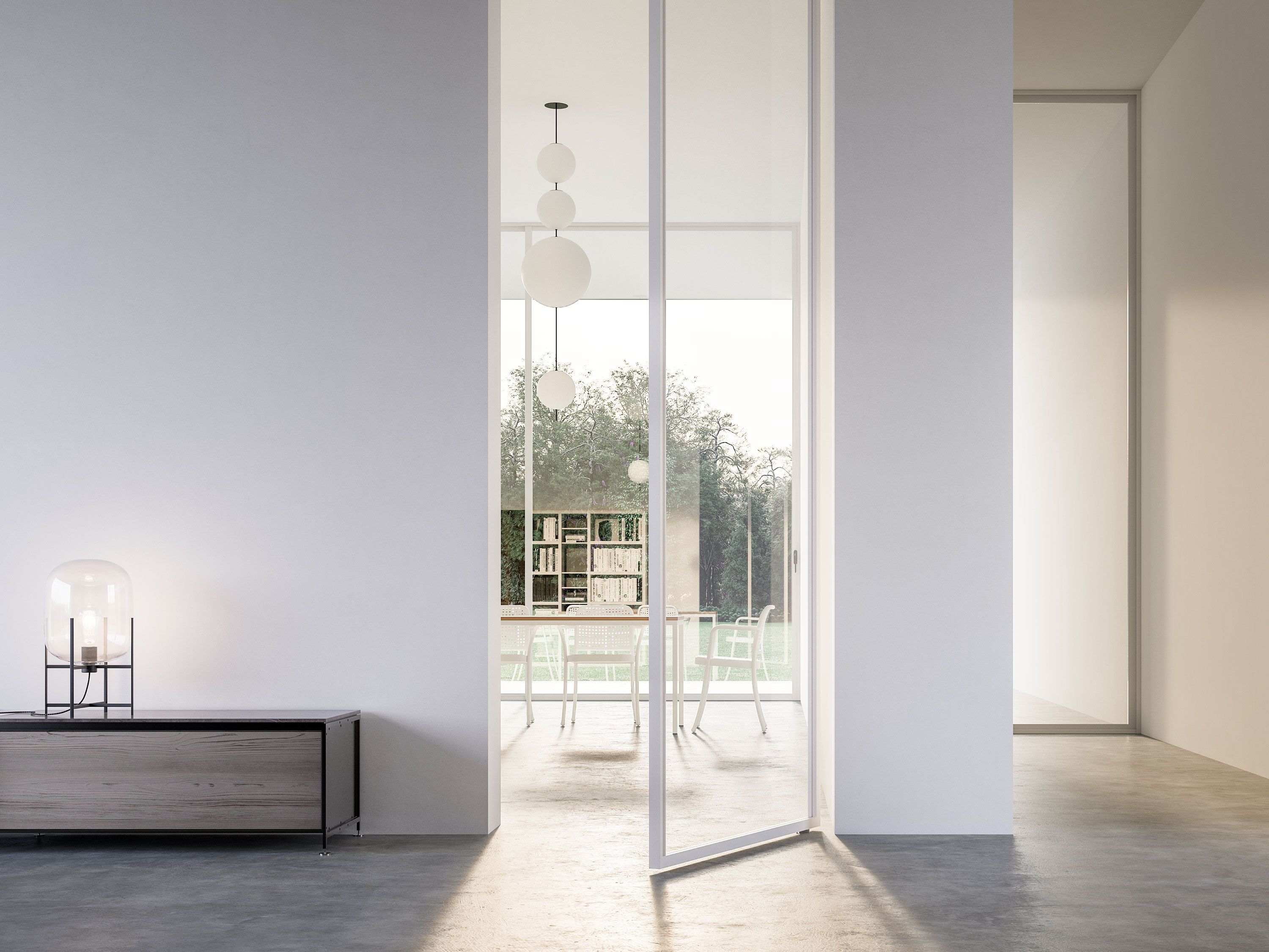 Стеклянная висячая дверь ADL Quadra ARCH-00036058