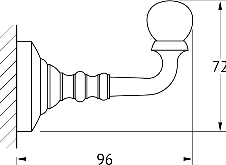 STI 101 Крючок 3SC STILMAR CHROME/GOLD Treesseci 3SC - Вид №1