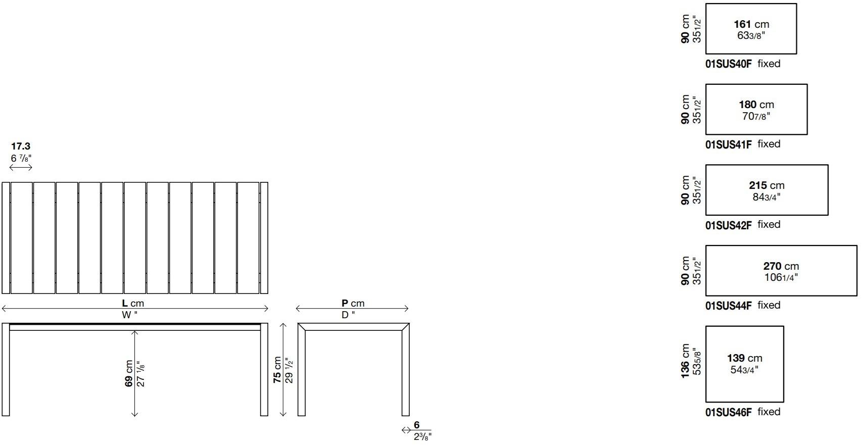 Kristalia Садовый стол Sushi sun-id-1491074 - Вид №5
