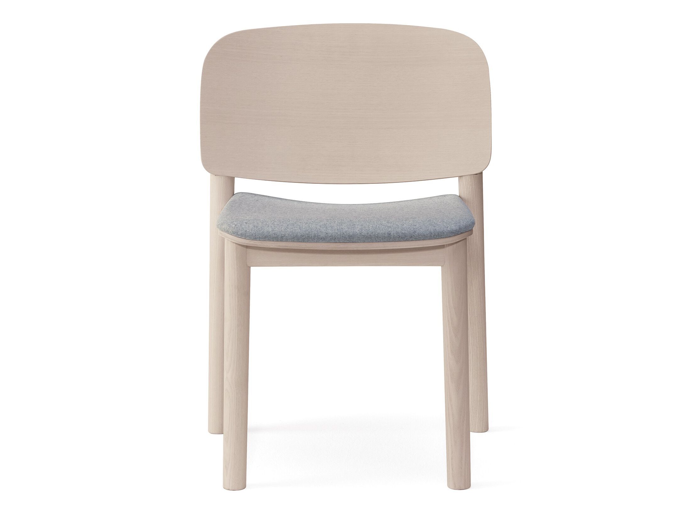 Штабелируемый стул из ясеня с мягким сиденьем Billiani ARCH-00120784