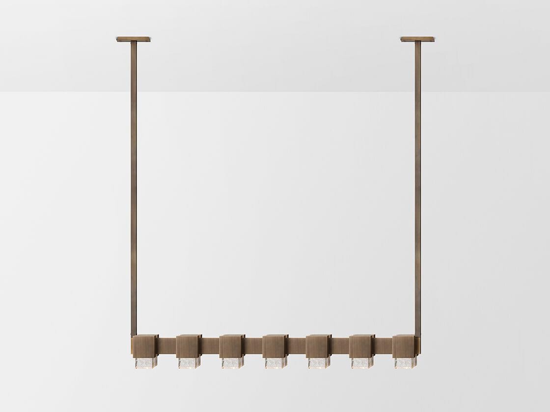 Металлический светодиодный подвесной светильник Articolo Studios куб ARCH-00045531