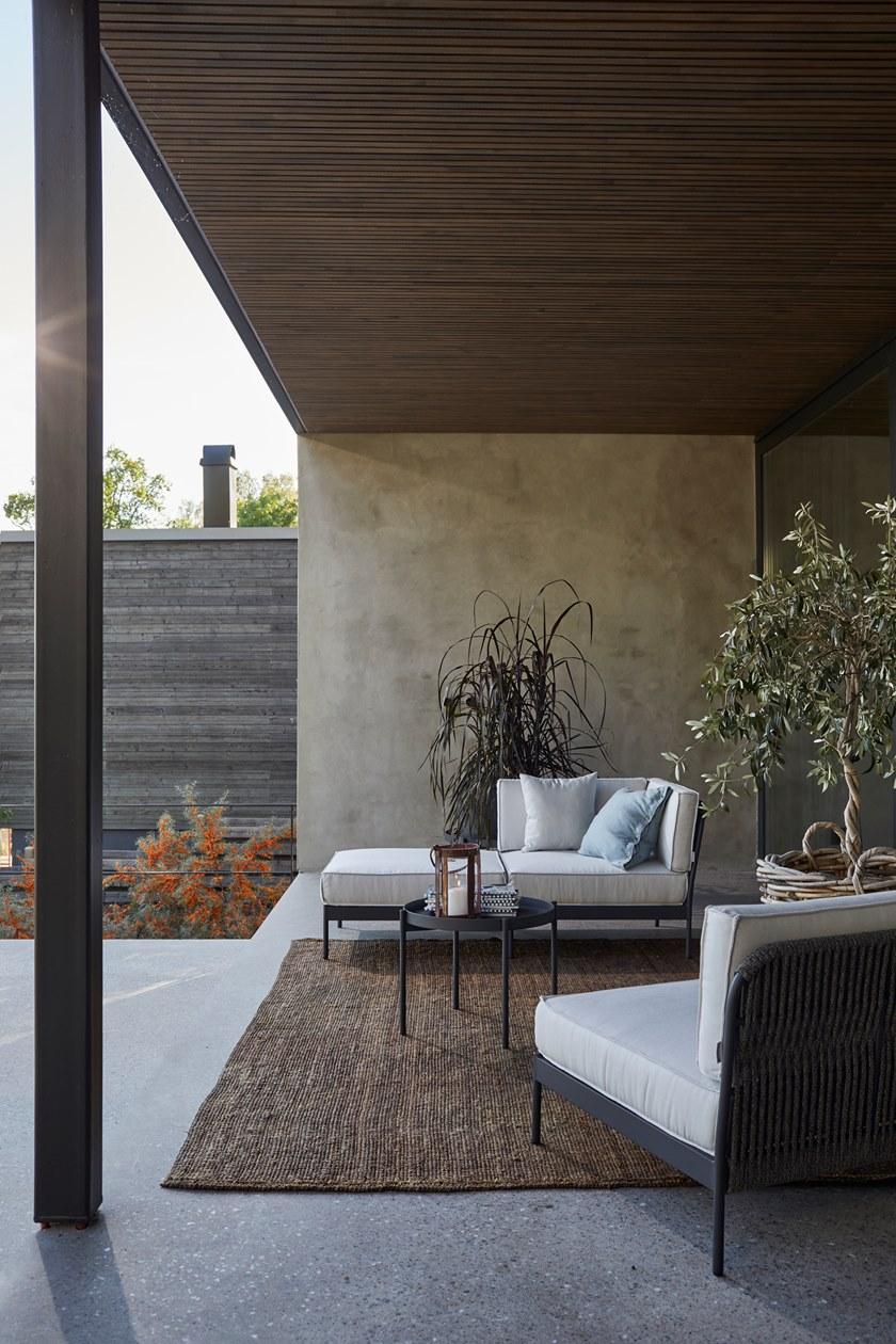 Skargaarden Квадратный садовый пуф из ткани sunbrella® Lidö sun-id-1481771 - Вид №2