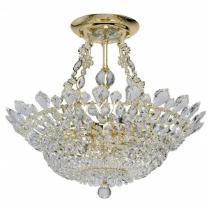 Потолочный светильник MW-Light Патриция 2 447011012 MW-LIGHT ДИЗАЙНЕРСКИЕ, ПАТРИЦИЯ 201816 Золото;прозрачный